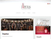 Tablet Screenshot of ensembleimpetus.com